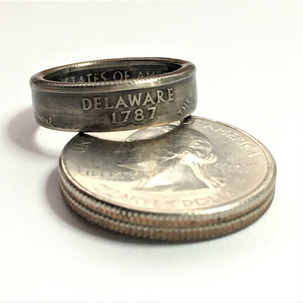 1999 Delaware State Quarter Coin Ring SEALED NEW